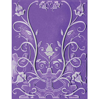 Floral Jewel Unique 3D Embossing Folder / Folder 3D Joya Floral Descontinuado Spellbinders