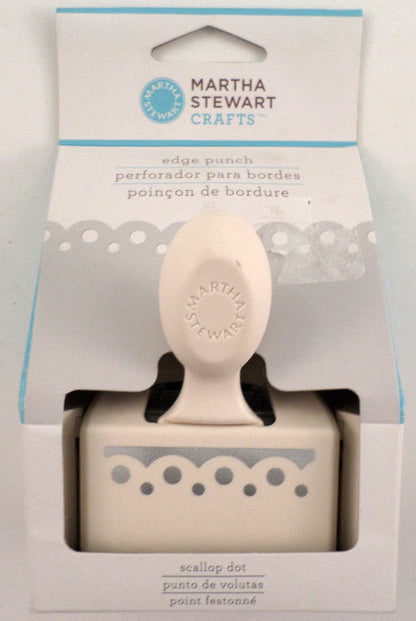 Scallop Dot Edge Punch / Perforadora de Orilla Ondas y Círculos Descontinuado Martha Stewart