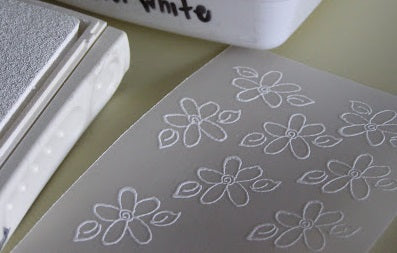 Zing White Embossing Powder / Polvos de Realce Blanco Descontinuado American Crafts