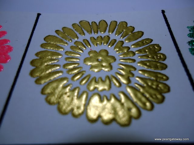 Zing Gold Embossing Powder / Polvos de Realce Dorado Descontinuado American Crafts