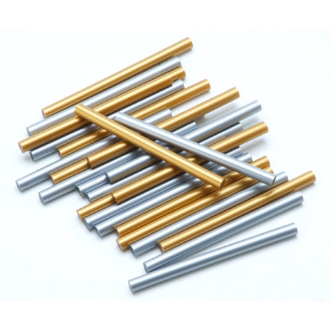 Mini Glue Sticks Gold Silver  / Barras de Silicón Mini Color Dorado y Plateado Descontinuado SureBonder