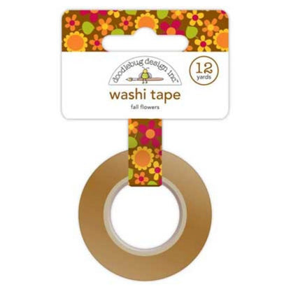 Washi Tape Full Flowers / Cinta Adhesiva Floral Descontinuado Doodlebug