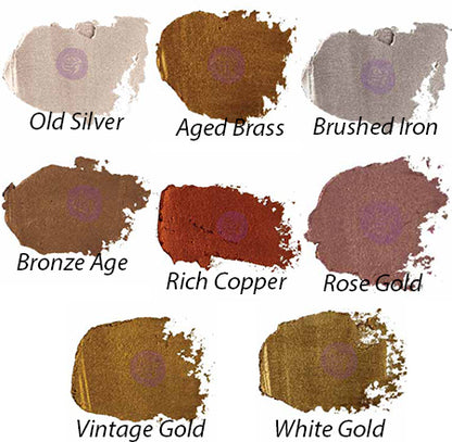 Finnabair Art Alchemy Metallique Wax Brushed Iron / Pintura en Cera Metálica Acero Pintura y Medios Mixtos Prima Marketing