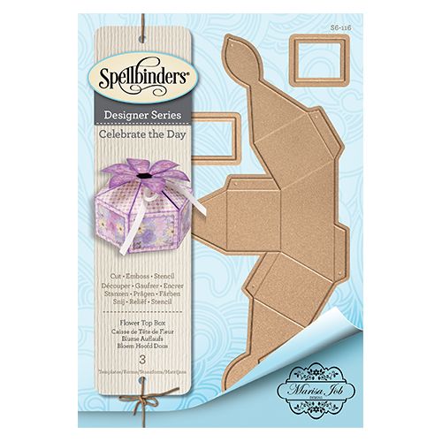 Flower Top Box Die / Suaje de Cajitas De Triángulos  S6-116 Descontinuado Spellbinders