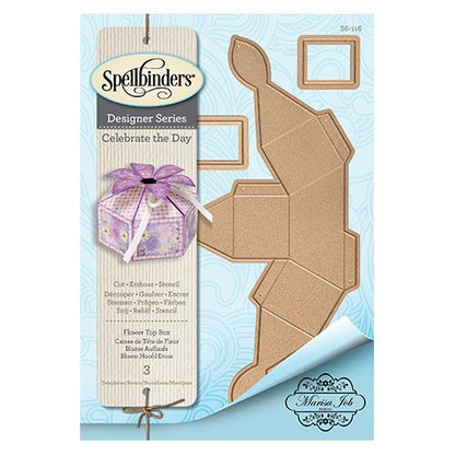 Flower Top Box Die / Suaje de Cajitas De Triángulos  S6-116 Descontinuado Spellbinders