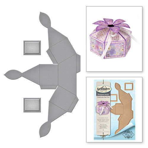 Flower Top Box Die / Suaje de Cajitas De Triángulos  S6-116 Descontinuado Spellbinders