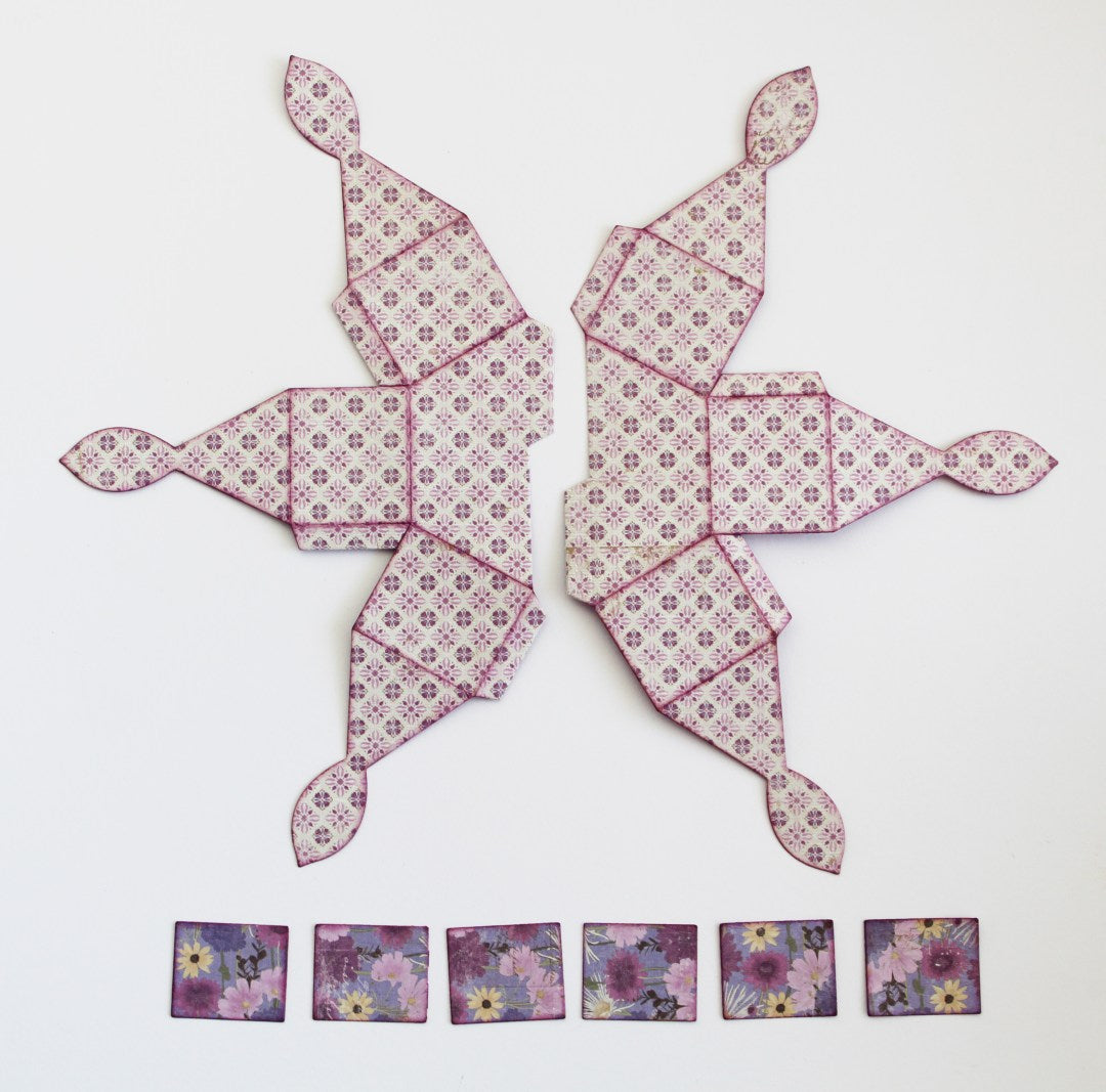 Flower Top Box Die / Suaje de Cajitas De Triángulos  S6-116 Descontinuado Spellbinders