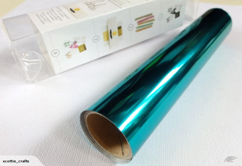 Minc Teal Reactive Foil / Rollo de Papel Metalizado Verde Azulado Foil Heidi Swapp