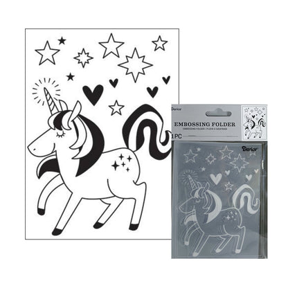 Embossing Unicorn / Folder de Grabado de Unicornio 