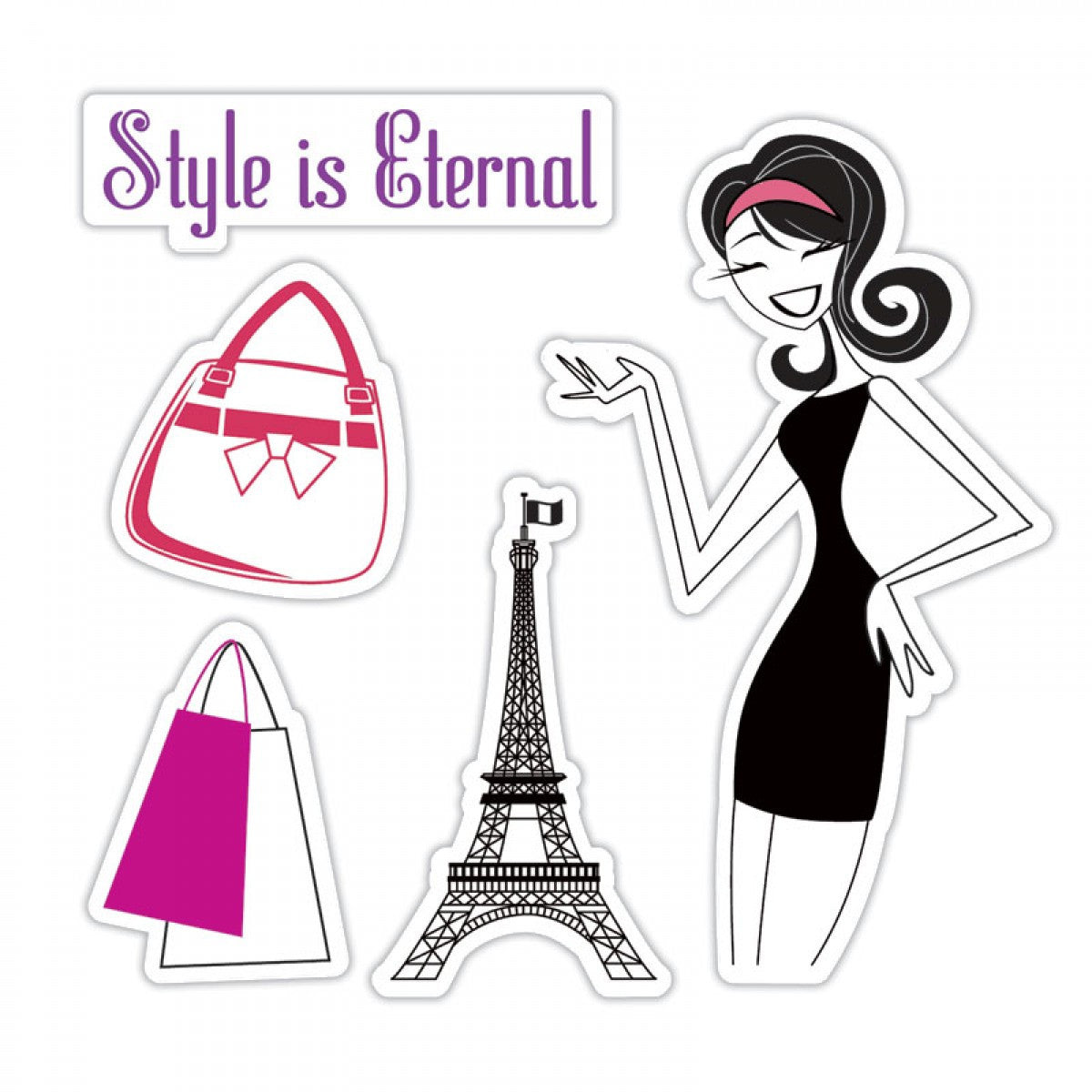 Framelits Eternal Style Die &amp; Stamp Set / Suajes y Sellos de Estilo Eterno Dados de Corte / Suajes / Troqueles Sizzix