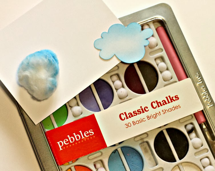 Chalk Set Basic Brights / Set de Gises Colores Brillantes Pasteles Pebbles