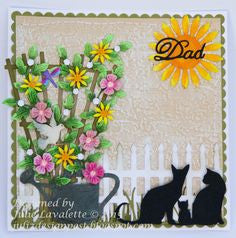 Suaje de Corte de Gato / Kitty Kitty Meow Meow DESCONTINUADO Cheery Lynn Designs