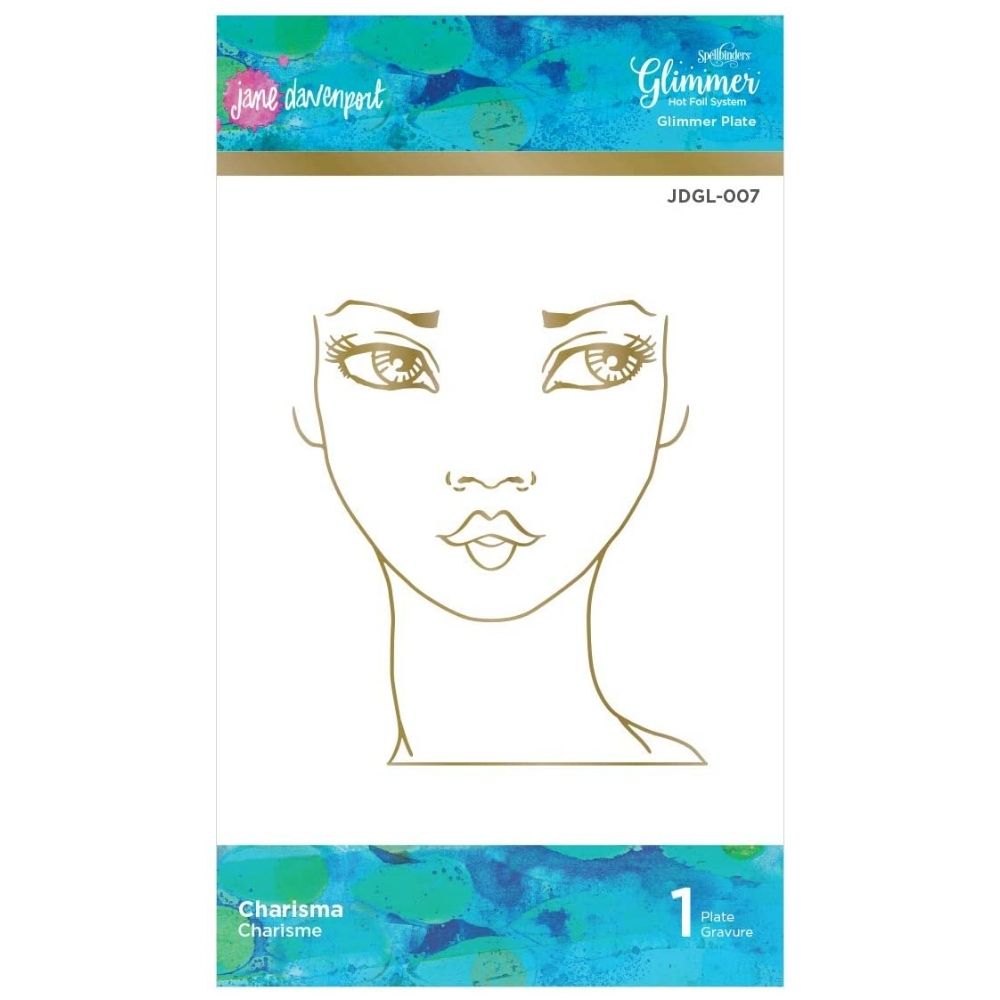 Glimmer Hot Foil Plate Charisma / Suaje de Grabado Descontinuado Jane Davenport