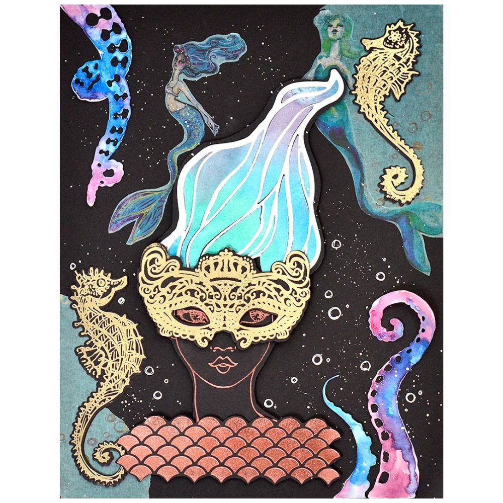 Glimmer Hot Foil Plate Charisma / Suaje de Grabado Descontinuado Jane Davenport