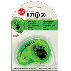 Removable Dot N Go Dispenser / Dispensador de Pegamento Adhesivos / Pegamentos Glue Dots Adhesives