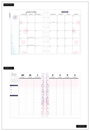 Happy Planner 12-Month Dated Mini Planner Glam Girl / Agenda Año 2020 Deluxe Happy Planner Descontinuado Me &amp; My Big Ideas