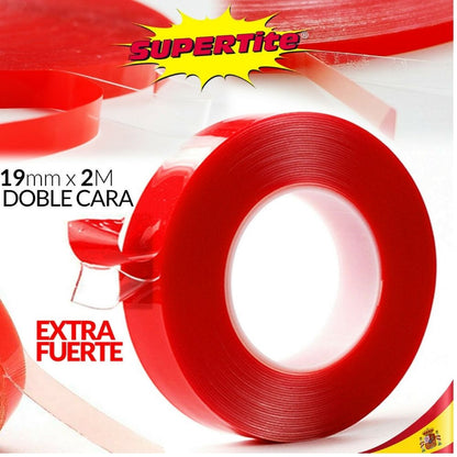 SuperTite Double Sided Tape  / Cinta Adhesiva Doble Cara Extra Fuerte Adhesivos / Pegamentos Beacon