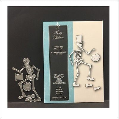 Happy Skeleton Die / Suaje de Corte Esqueleto Feliz Descontinuado Memory Box