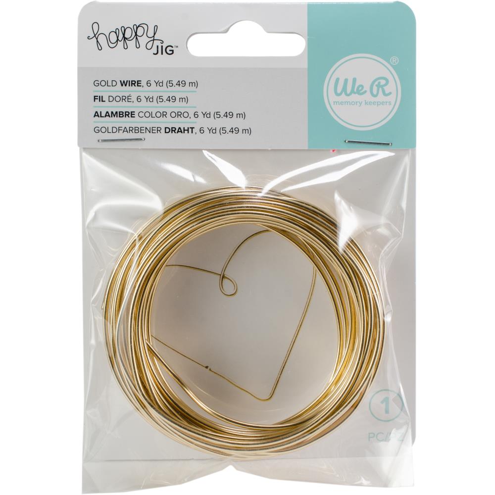 Happy Jig Color Wire Gold / Alambre Color Dorado Descontinuado We R Memory Keepers