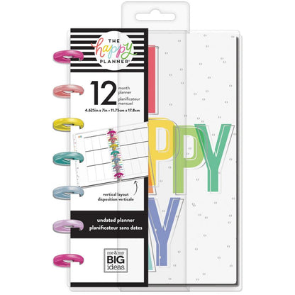 Happy Planner Oh Happy Day Mini Planner / Agenda Planificadora 12 Meses Dias Felices Descontinuado Me &amp; My Big Ideas