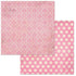 Double-Sided Cardstock Dot Damask Pink / Hoja de Cartulina Doble Cara Descontinuado BoBunny