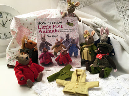 How To Sew Little Felt Animals Book / Libro Como Coser Pequeños Animales de Fieltro Libros Search Press