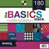 Basics Stack / Block de 180 Hojas de Papel Decorado