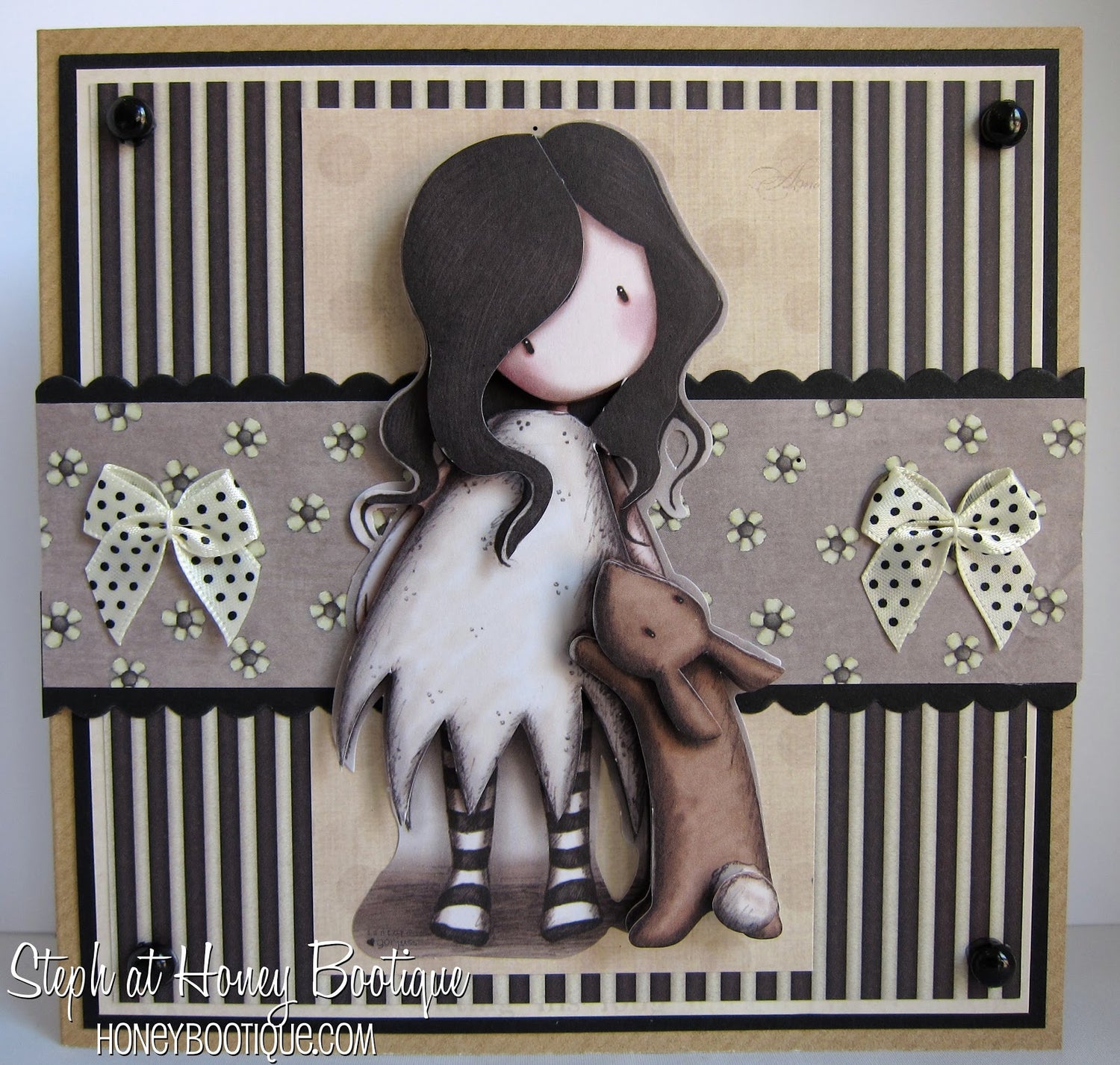 Sellos de Goma  Cling Gorjuss / Gorjuss I Love You Litle Rabbit Descontinuado Santoro