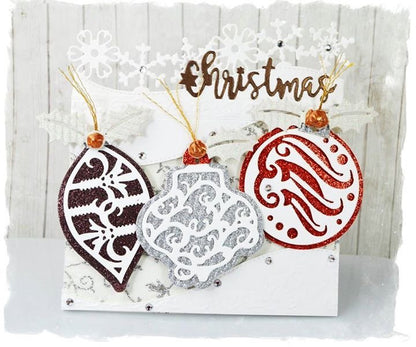 Christmas Snowy Day Border Die / Suaje de Corte de Copos de Nieve Descontinuado LDRS Creative