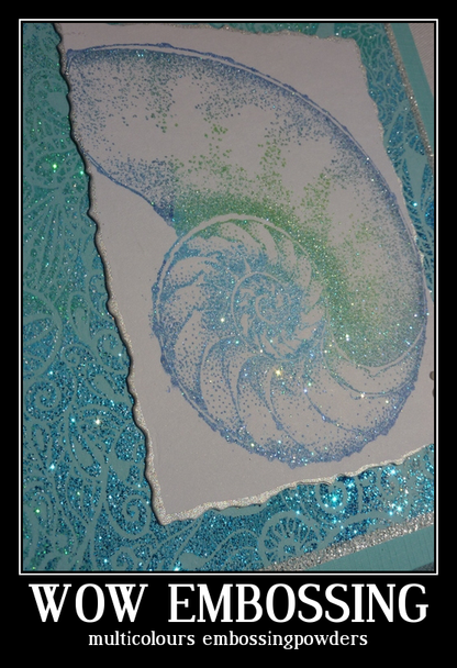 Emerald City Embossing Powder / Polvo de Embossing Esmeralda Glitter Descontinuado Wow!