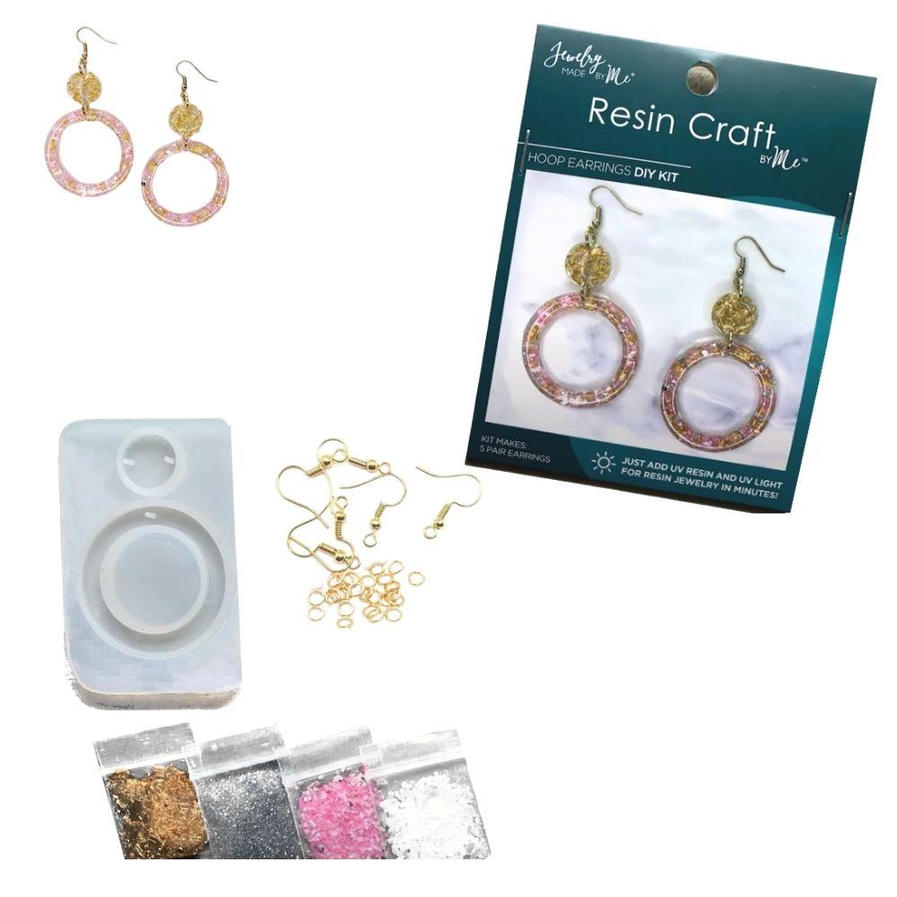 Hoop Earrings Silicone Mold Kit / Kit Molde de Arracadas Para Resina Resina Epóxica y Accesorios Jewelry Made By Me