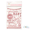 Baby Girl Puffy Glitter Stickers / Estampas para Niña Bebé con Brillitos