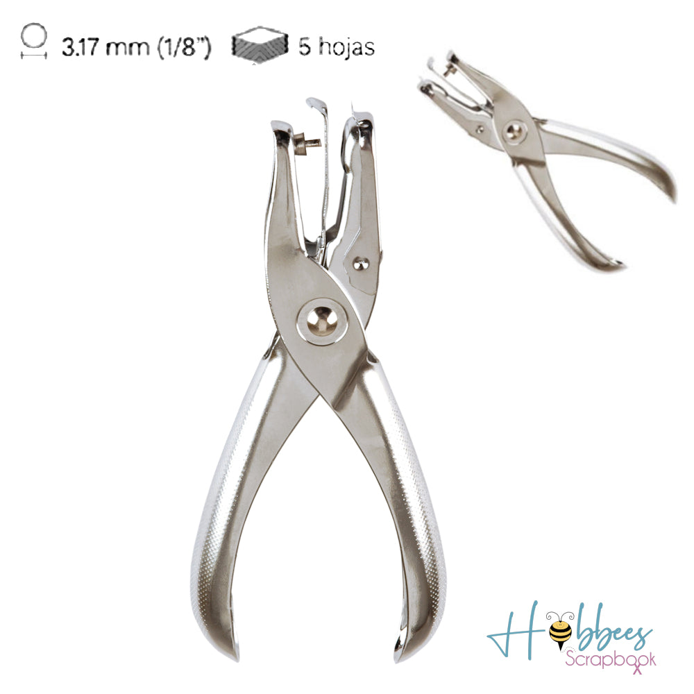 Perforadora de 1 Hoyito 3.17 mm Descontinuado Barrilito