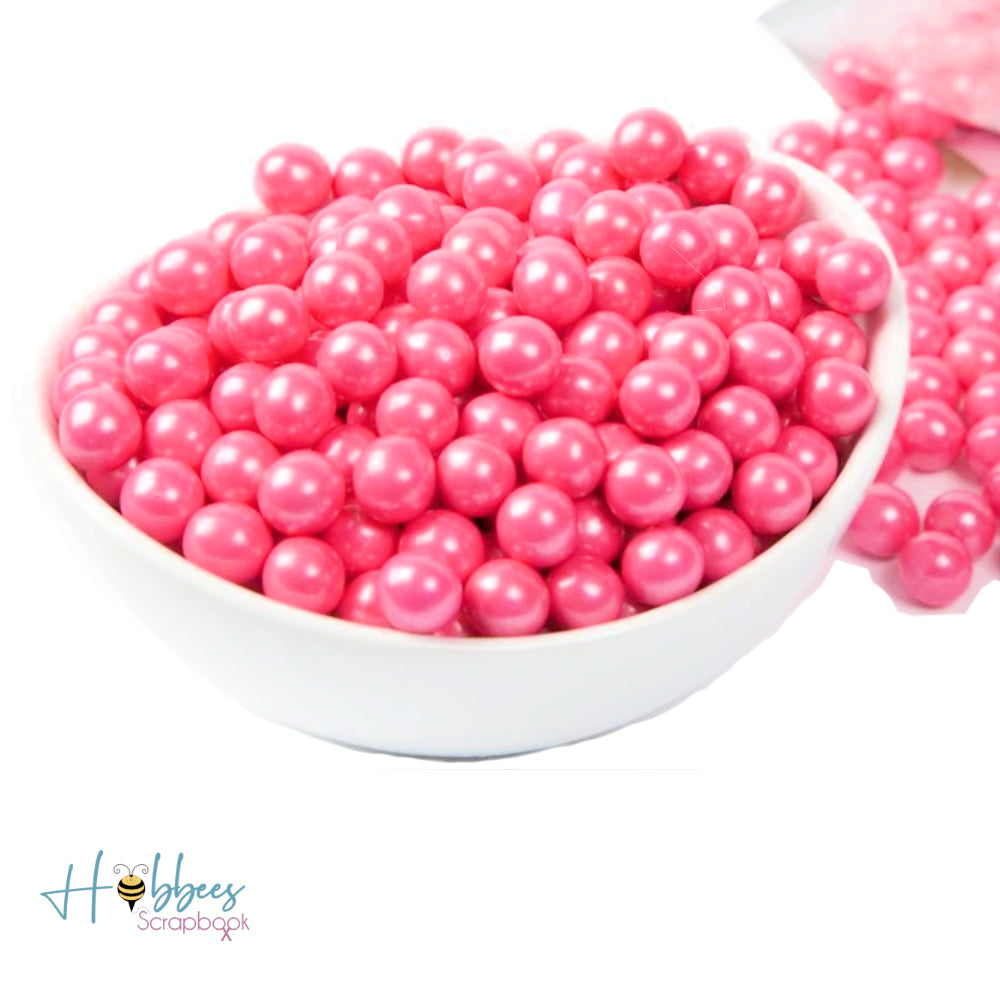 Bright Pink Sixlets Celebration / Bolitas de Chocolate Rosa Metálico Descontinuado Sweet Works