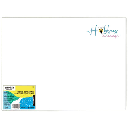 2 Lienzos para Pintar 30 x 40 cm Lienzos Barrilito