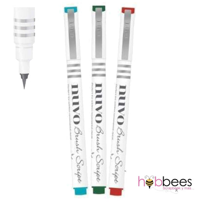 Brush Script Pens Vibrant Kaleidoscope / Plumones Para Caligrafía Descontinuado Nuvo