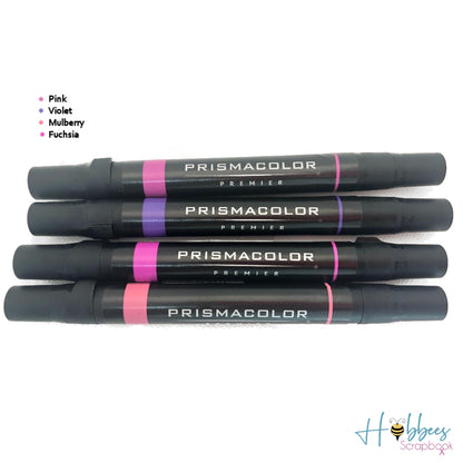 Premier Marker Set / 4 Marcadores de Alcohol Moras  Prismacolor