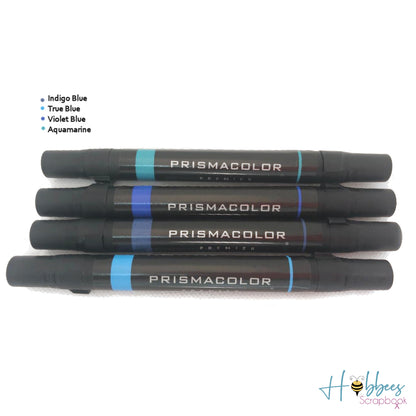Premier Marker Set / 4 Marcadores de Alcohol Blues  Prismacolor