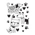 Three Cute Doggies Embossing Folder / Folder de Grabado Perritos Folders de Grabado Darice