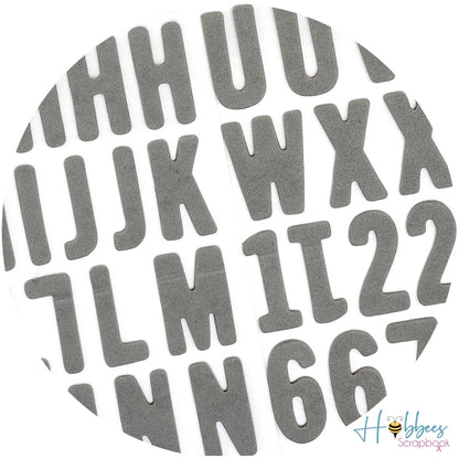 Mold Press Alphabet Stickers / Estampas de Alfabeto 3D Mayúsculas Estampas We R Memory Keepers