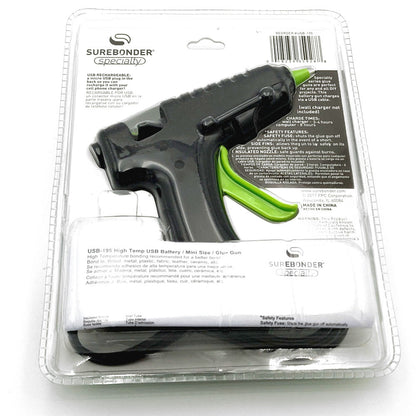 USB Cordless Glue Gun / Pistola de SIlicón Inalámbrica Detalles Adhesivos / Pegamentos SureBonder