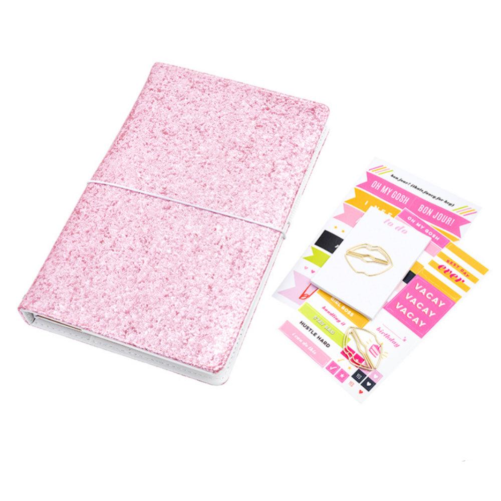 Memory Planner Pink Glitter / Kit de Agenda No Fechado Agendas y Journals Heidi Swapp
