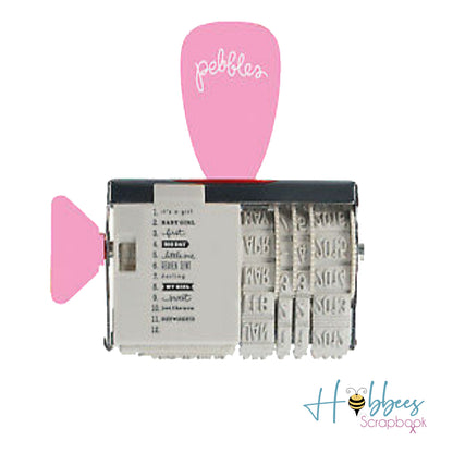 Special Delivery Girl Roller Date Stamp / Sello Fechador Frases de Niña Descontinuado Project Life