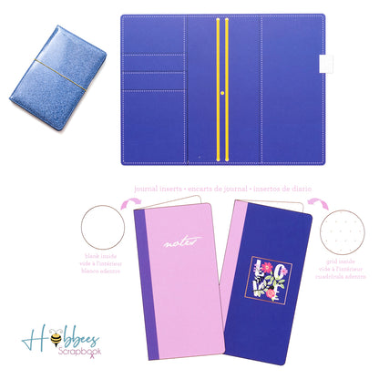 Journal Studio Kit Blue Glitter / Kit de Agenda Azul Brillante Agendas y Journals American Crafts