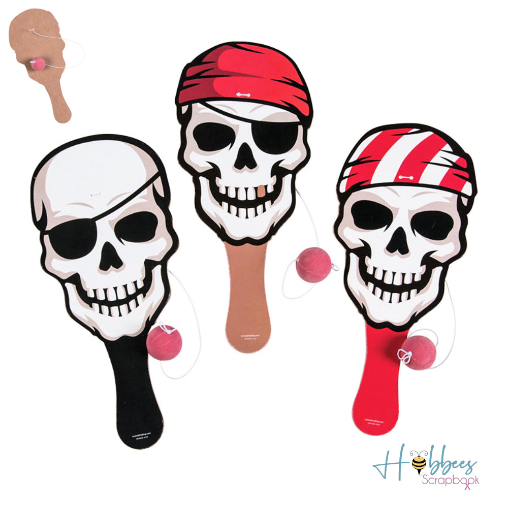 Pirate Paddleball Games / 12 Raquetas Paddle Ball Descontinuado Fxpress