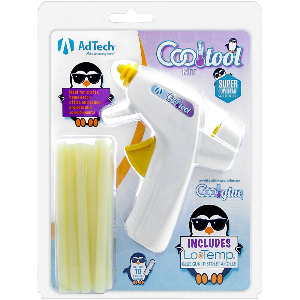 Cool Tool Glue Gun / Pistola de Silicón de Baja Temperatura Descontinuado Ad Tech