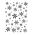 Snowflake Embossing Folder / Folder de Grabado Copos de Nieve Descontinuado Darice