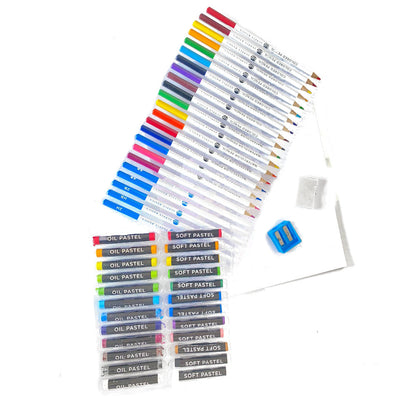 Studio Art Set para Dibujo 50 pz. Dibujo American Crafts