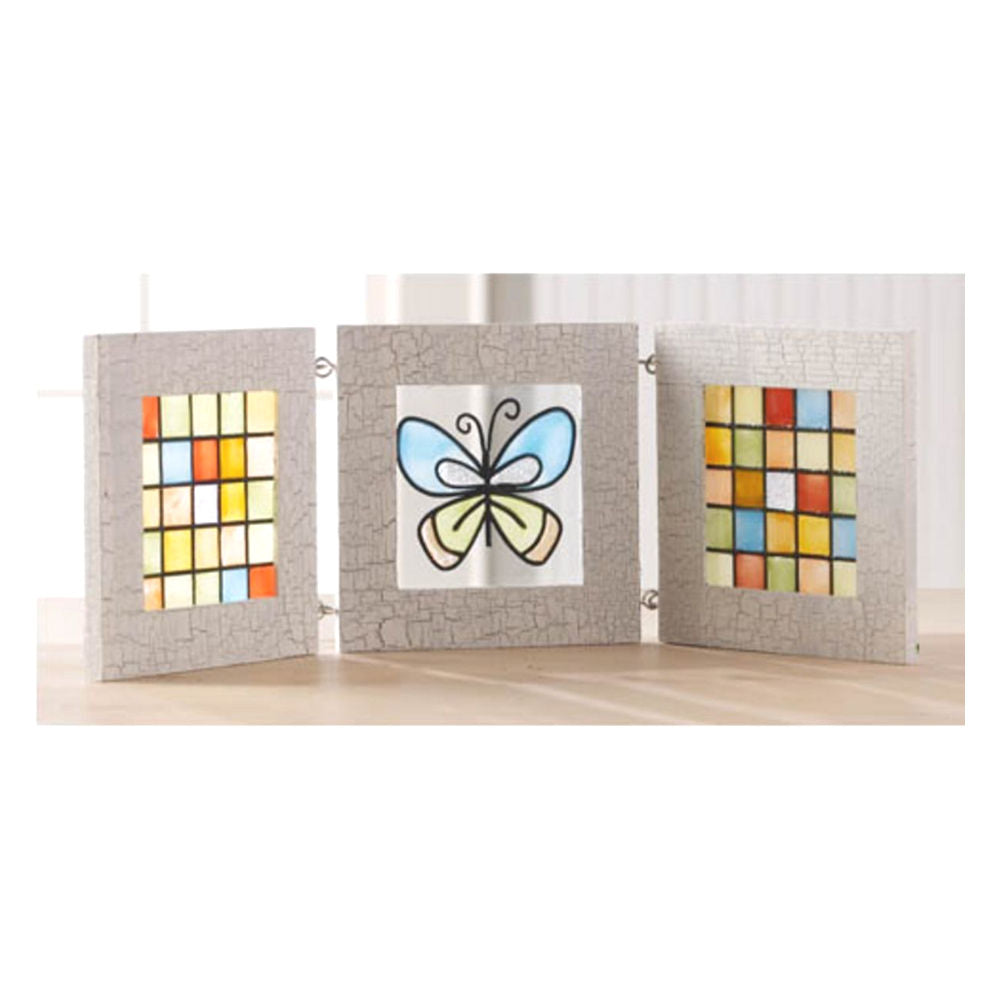 Gallery Glass Turquoise / Pintura para Vitrales Vitral Plaid