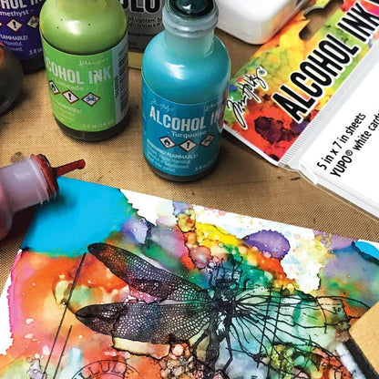 Tim Holtz Alcohol Ink Mermaid / Tinta al Alcohol Azul Sirena Tintas al Alcohol Ranger